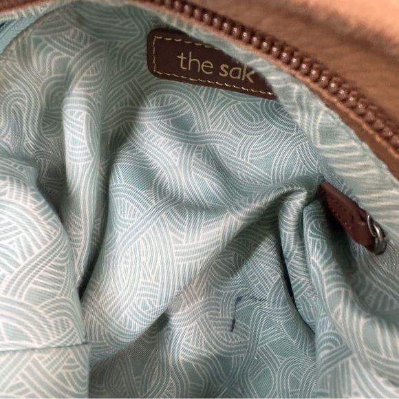 The Sak Ashland Bucket Bag Brown Leather Crossbody - Picture 13 of 16